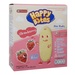 Bánh gạo ăn dặm Happy Bites vị dâu 50g  - mặt trái