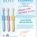 Bàn chải đánh răng dành cho bé Ion-Elephan 1-3Y (Màu ngẫu nhiên) - góc nghiêng