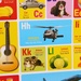 Tranh dán Poster nhiều màu sắc - mặt trái