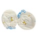 Bao tay chân Kiza in hươu cao cổ IQ24 (Trắng vàng) - mặt trái