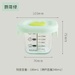 Bát thủy tinh ăn dặm có nắp Silicone 180ml AC - Có vạch chia (Màu ngẫu nhiên) - mặt phải