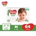Bỉm/ tã dán Huggies Naturemade size M64 (cho bé từ 6 - 11 kg) - EC - mặt trái