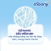 Bỉm - Tã dán Moony xanh Newborn 90 miếng (cho bé ~ 5kg) - mặt sau