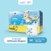Bỉm - Tã quần Hoppi Airdream size M 44 miếng (6 - 11kg) - mặt phải