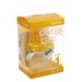 Bình tập uống Combi Step 1 chấm bi vàng nhạt 3641 - mặt sau
