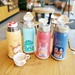 Bình nước giữ nhiệt Hermon Inox 2 nắp 600ml kèm cốc (Màu ngẫu nhiên) - mặt trái
