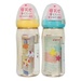Bình sữa Pigeon 240ml cổ rộng chịu nhiệt - mặt phải