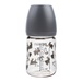 Bình sữa Moyuum màu xám in hình thỏ Rabbit 170ml - góc nghiêng