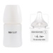 Bình sữa Moyuum thủy tinh bọc silicone 150ml - mặt trái