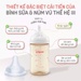 Bình sữa Pigeon PP họa tiết Xuân/Hạ 160ml - mặt sau
