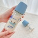 Bình sữa Moyuum PPSU Premium thế hệ thứ 3 Blue Horse 270ml - mặt trái