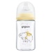 Bình sữa T-Ester Pigeon họa tiết Núi/Voi 240ml - mặt trái