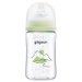 Bình sữa T-Ester Pigeon họa tiết Núi/Voi 240ml - mặt trước