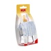 Bình sữa thủy tinh 120ml núm cao su - mặt trái