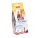 Bình sữa thủy tinh 120ml núm cao su - mặt phải
