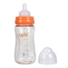 Bình sữa Upis 300ml nhựa PES - góc nghiêng