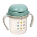 Bình tập uống nước chấm bi bước 3 xanh ngọc Combi Mug 13644 - mặt trước