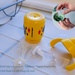 Bình tập uống nước có ống hút Tommee Tippee 300ml - Vàng - mặt sau