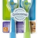 Bộ 2 thìa silicon Munchkin 27106 (Silicone Spoons - 2pk) - mặt sau