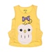 Bộ ba lỗ bé gái in hình cú mèo HTkids - mặt phải