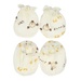 Bộ bao tay bao chân sơ sinh Kidsplaza in hình M19 (Vàng) - mặt trước