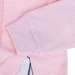 Bộ body bé gái kẻ hồng in hình thuyền - mặt trái