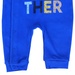 Bộ body bé trai màu xanh in chữ Little Brother - góc nghiêng