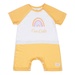 Bộ body đùi cộc tay Otis bé gái KidsPlaza ND21H (Trắng - Vàng) - mặt trước