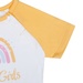 Bộ body đùi cộc tay Otis bé gái KidsPlaza ND21H (Trắng - Vàng) - mặt phải