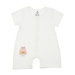 Bộ Body sơ sinh Neil gấu cộc tay cho bé trai Mamago HN20H 9-12M (Trắng) - mặt trước