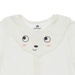 Bộ Body sơ sinh Neil gấu cộc tay cho bé trai Mamago HN20H 6-9M (Trắng) - mặt phải