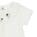 Bộ Body sơ sinh Neil gấu cộc tay cho bé trai Mamago HN20H 6-9M (Trắng) - mặt sau