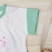 Bộ cộc bé gái in cá ngựa KidsPlaza TT22H Xanh - mặt sau