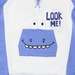 Bộ cộc bé trai in chữ Look me KidsPlaza TT22H (Xanh) - hình 6