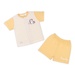 Bộ cộc cài giữa Otis kẻ vàng bé gái KidsPlaza ND22H (Vàng) - mặt trước