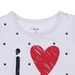 Bộ cotton tay dài in chữ I Love Mummy Kiza bé gái - góc nghiêng