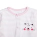 Bộ quần áo bé gái dài tay cài giữa Otis KidsPlaza ND21T (Trắng Hồng) - mặt phải