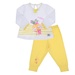 Bộ quần áo bé gái KidsPlaza in quả thơm vàng TT20T 3Y - mặt trước