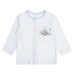 Bộ quần áo bé trai dài tay cài giữa Otis KidsPlaza ND21T (Trắng Xanh) - mặt trái