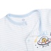 Bộ quần áo bé trai dài tay cài giữa Otis KidsPlaza ND21T (Trắng Xanh) - mặt sau