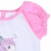 Bộ quần áo cộc tay bé gái KidsPlaza họa tiết Nàng Tiên Cá cưỡi Ngựa BH21H (Trắng Hồng) - mặt sau