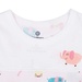 Bộ quần áo cộc tay bé gái Kidsplaza kẻ phối in hình Voi M21H (Hồng) - mặt sau