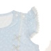 Bộ quần áo cộc tay bé gái Mamago tà vắt chéo M04 (Xanh) 12M - góc nghiêng