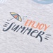 Bộ quần áo cộc tay bé trai cài chéo Otis Kids Plaza kẻ ghi ND22H - mặt trái