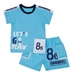 Bộ quần áo cộc tay bé trai KidsPlaza có túi in hình chữ số 86 TT21H (Xanh Dương) - mặt trước