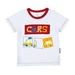 Bộ quần áo cộc tay bé trai KidsPlaza dập in chữ Cars TT21H (Cam) - mặt trái