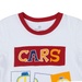 Bộ quần áo cộc tay bé trai KidsPlaza dập in chữ Cars TT21H (Cam) - mặt phải