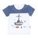 Bộ quần áo cộc tay bé trai KidsPlaza in hình Tàu Ngầm LN21T (Xanh) - mặt trái