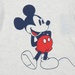 Bộ quần áo cộc tay bé trai Mamago in hình Mickey sọc tay LN20H (Trắng) 1Y - góc nghiêng
