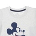Bộ quần áo cộc tay bé trai Mamago in hình Mickey sọc tay LN20H (Trắng) 1Y - mặt trái
